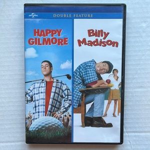 Happy Gilmore and Billy Madison DVD movie combo. Adam Sandler